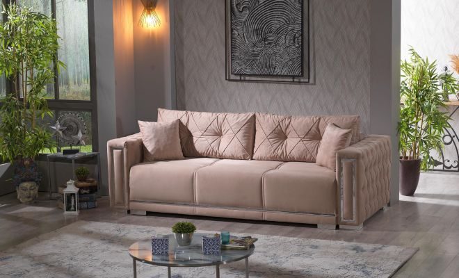 Sofa bed with 3 Monza seats