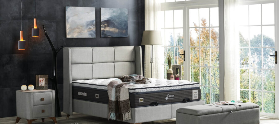 Padded bed of luxury cute