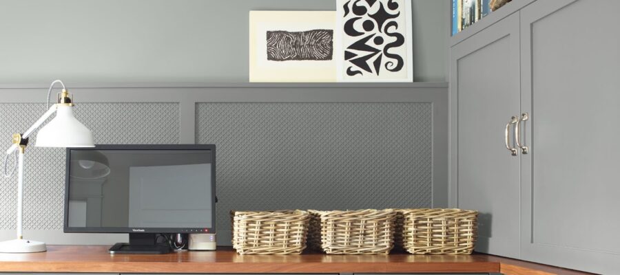 The new interior design projects begin with new color palettes, 1 mural shop