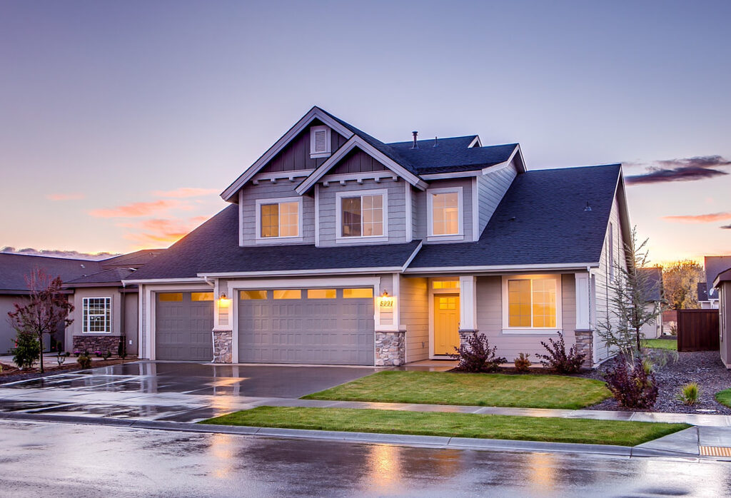 The land to build a house becomes inaccessible